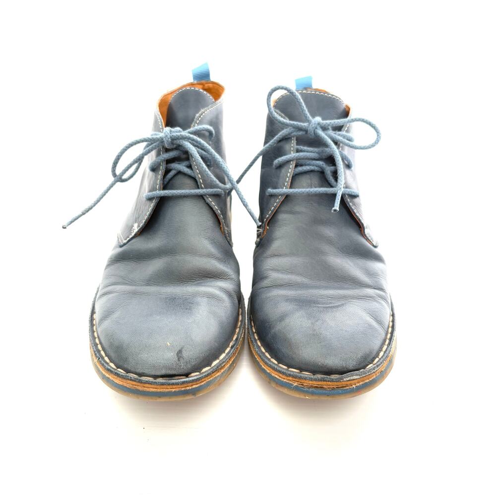 Pikolinos Shoes Leather Chukka Boots Blue Men’s EU 39 US 6.5 Lace Up Ankle - Picture 2 of 8